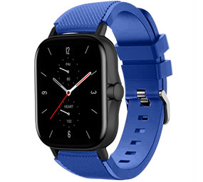 Strap-it Bracelet silicone Amazfit GTS 2 (bleu)
