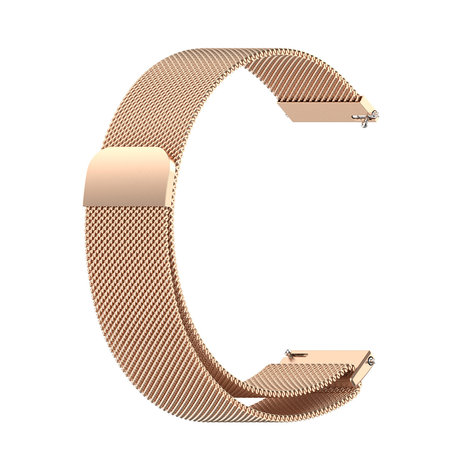 Strap-it Strap-it Bracelet Milanais Amazfit GTS 2 (or rose)