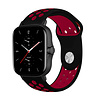 Strap-it Strap-it Bracelet sport Amazfit GTS 2 (noir/rouge) Strap-it Strap-it Bracelet sport Amazfit GTS 2 (noir/rouge)