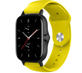 Strap-it Bracelet sport Amazfit GTS 2 (jaune) Strap-it Bracelet sport Amazfit GTS 2 (jaune)