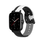 Strap-it Bracelet triple sport Amazfit GTS 2 (noir/blanc/gris)