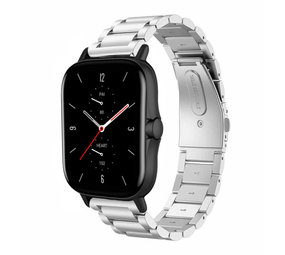 Strap-it Bracelet acier Amazfit GTS 2 (argent)