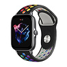 Strap-it Strap-it Bracelet sport Amazfit GTS 3 (noir/coloré) Strap-it Strap-it Bracelet sport Amazfit GTS 3 (noir/coloré)