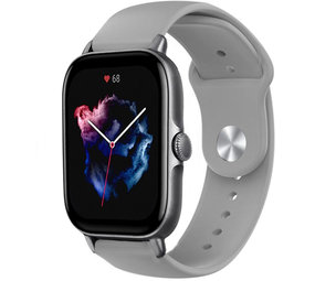 Strap-it Bracelet sport Amazfit GTS 3 (gris)