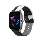 Strap-it Bracelet triple sport Amazfit GTS 3 (noir/blanc/gris)