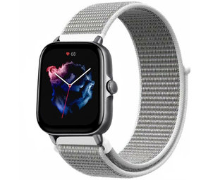 Strap-it Bracelet nylon Amazfit GTS 3 (coquillage)