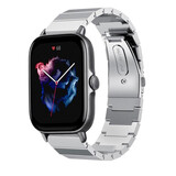 Strap-it Bracelet métal Amazfit GTS 3 (argent)