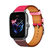 Strap-it Strap-it Bracelet cuir Amazfit GTS 3 (rose vif/marron rouge) Strap-it Strap-it Bracelet cuir Amazfit GTS 3 (rose vif/marron rouge)