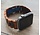 Strap-it Bracelet bois Apple Watch (marron rouge/noir)