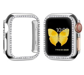 Strap-it Coque de protection Diamant Apple Watch (argent)