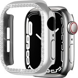 Strap-it Coque de protection Diamond Apple Watch 7/8/9 45mm (argent) Strap-it Coque de protection Diamond Apple Watch 7/8/9 45mm (argent)