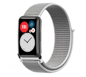 Strap-it Bracelet nylon Huawei Watch Fit (coquillage)