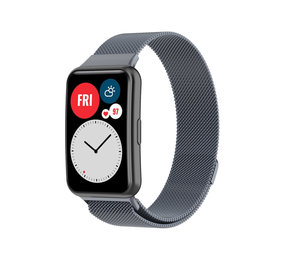 Strap-it Bracelet Milanais Huawei Watch Fit (gris sidéral)