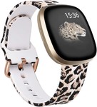 Strap-it Strap-it Bracelet Fitbit Versa 3 Lucky Leopard