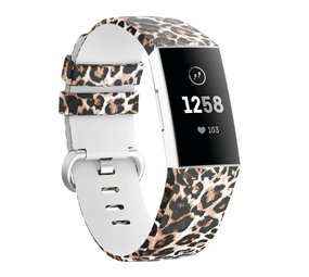 Strap-it Bracelet Fitbit Charge 3 / 4 Lucky Leopard