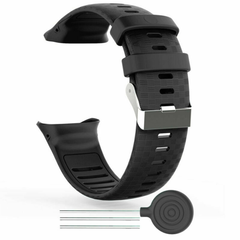 Strap-it Strap-it Bracelet silicone Polar Vantage V (noir)