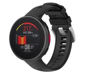 Strap-it Bracelet silicone Polar Vantage V2 (noir)