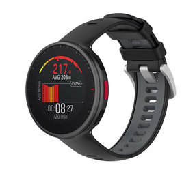 Strap-it Bracelet sport Polar Vantage V2 (noir /gris)