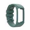 Strap-it Strap-it Bracelet silicone Polar A360 / A370 (gris/Vert) Strap-it Strap-it Bracelet silicone Polar A360 / A370 (gris/Vert)