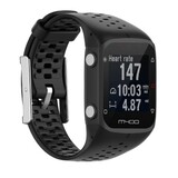 Strap-it Bracelet silicone Polar M400 / M430 (noir)