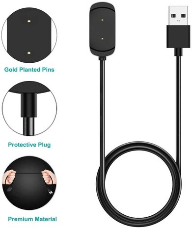 Strap-it Strap-it Chargeur / câble de charge Amazfit GTR / GTS / T-Rex