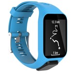 Strap-it Bracelet silicone TomTom Spark (bleu clair)