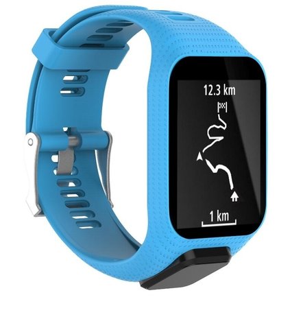 Strap-it Strap-it Bracelet silicone TomTom Spark (bleu clair)