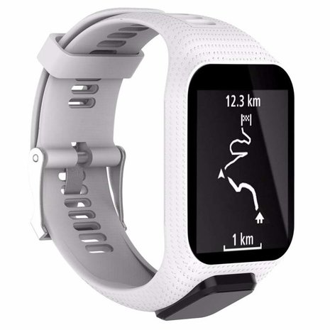 Strap-it Strap-it Bracelet silicone TomTom Adventurer (blanc)