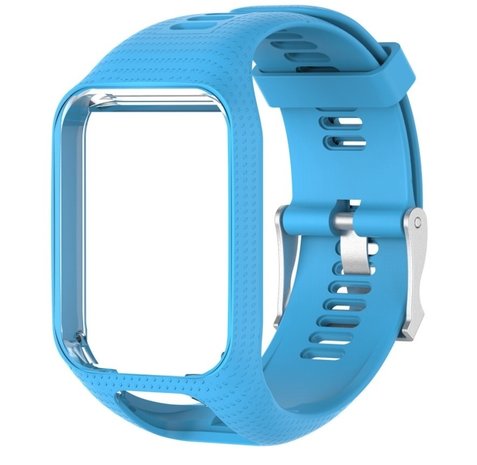 Strap-it Strap-it Bracelet silicone TomTom Adventurer (bleu clair)
