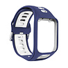 Strap-it Strap-it Bracelet boucle sport TomTom Adventurer (bleu/blanc) Strap-it Strap-it Bracelet boucle sport TomTom Adventurer (bleu/blanc)