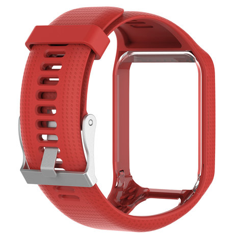 Strap-it Strap-it Bracelet silicone TomTom Runner 2 (rouge)
