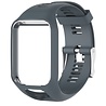 Strap-it Strap-it Bracelet silicone TomTom Runner 3 (gris) Strap-it Strap-it Bracelet silicone TomTom Runner 3 (gris)
