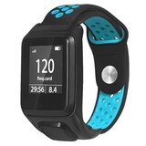 Strap-it Bracelet sport TomTom Runner 3 (noir/ bleu)
