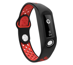 Strap-it Bracelet sport TomTom Touch (noir/rouge)