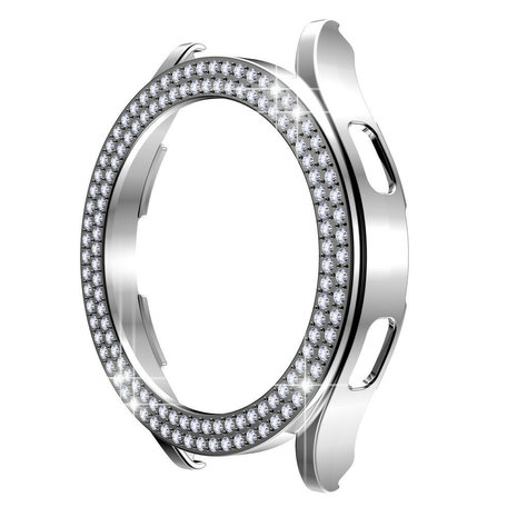 Strap-it Strap-it Coque Samsung Galaxy Watch 4 - 40mm Diamond (argent)