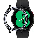 Strap-it Coque Samsung Galaxy Watch 4 - 44mm Diamond (noir) Strap-it Coque Samsung Galaxy Watch 4 - 44mm Diamond (noir)