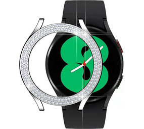 Strap-it Coque Samsung Galaxy Watch 4 - 44mm Diamond (argent)