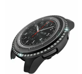 Strap-it Coque Samsung Galaxy Watch 42mm Diamond (noir)