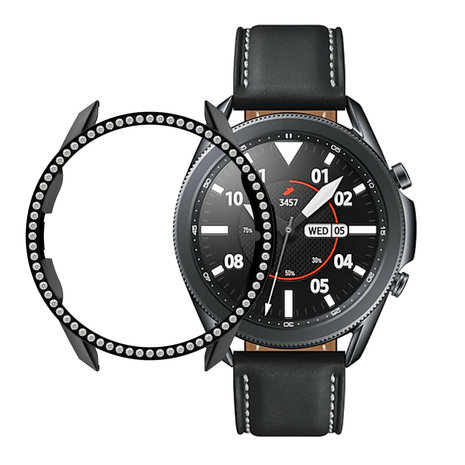 Strap-it Strap-it Coque Samsung Galaxy Watch 3 45mm Diamond (noir) Strap-it Strap-it Coque Samsung Galaxy Watch 3 45mm Diamond (noir)