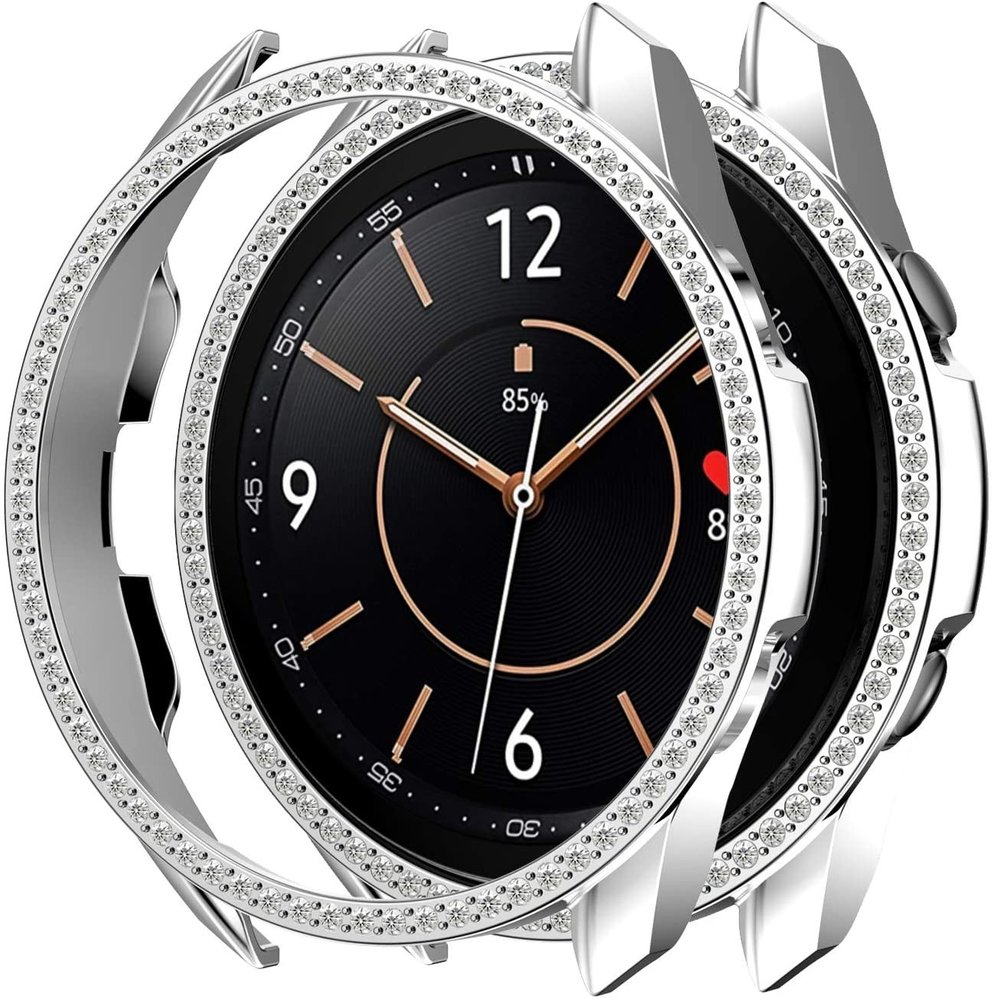 Strap-it Strap-it Coque Samsung Galaxy Watch 3 41mm Diamond (argent)