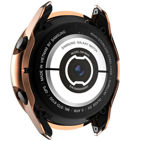 Strap-it Strap-it Coque Samsung Galaxy Watch 3 41mm Diamond (or rose)