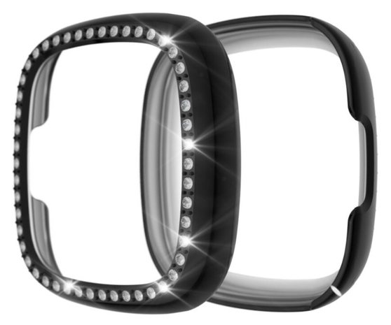 Strap-it Strap-it Coque Fitbit Sense Diamond (noir)