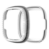 Strap-it Coque Fitbit Sense Diamond (argent)