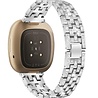 Strap-it Strap-it Bracelet Diamant Fitbit Versa 3 (argent) Strap-it Strap-it Bracelet Diamant Fitbit Versa 3 (argent)