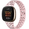 Strap-it Strap-it Bracelet Diamant Fitbit Versa 3 (rose) Strap-it Strap-it Bracelet Diamant Fitbit Versa 3 (rose)