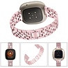 Strap-it Strap-it Bracelet Diamant Fitbit Versa 3 (rose) Strap-it Strap-it Bracelet Diamant Fitbit Versa 3 (rose)