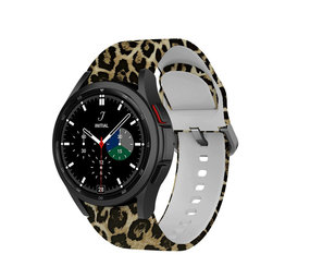 Strap-it Bracelet Samsung Galaxy Watch 4 Classic 46mm Lucky Leopard Strap-it Bracelet Samsung Galaxy Watch 4 Classic 46mm Lucky Leopard