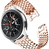 Strap-it Strap-it Bracelet acier poisson Samsung Galaxy Watch 46mm (or rose) Strap-it Strap-it Bracelet acier poisson Samsung Galaxy Watch 46mm (or rose)