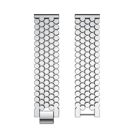 Strap-it Strap-it Bracelet acier poisson Samsung Galaxy Watch 3 45mm (argent) Strap-it Strap-it Bracelet acier poisson Samsung Galaxy Watch 3 45mm (argent)