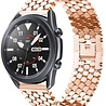 Strap-it Strap-it Bracelet acier poisson Samsung Galaxy Watch 3 45mm (or rose) Strap-it Strap-it Bracelet acier poisson Samsung Galaxy Watch 3 45mm (or rose)